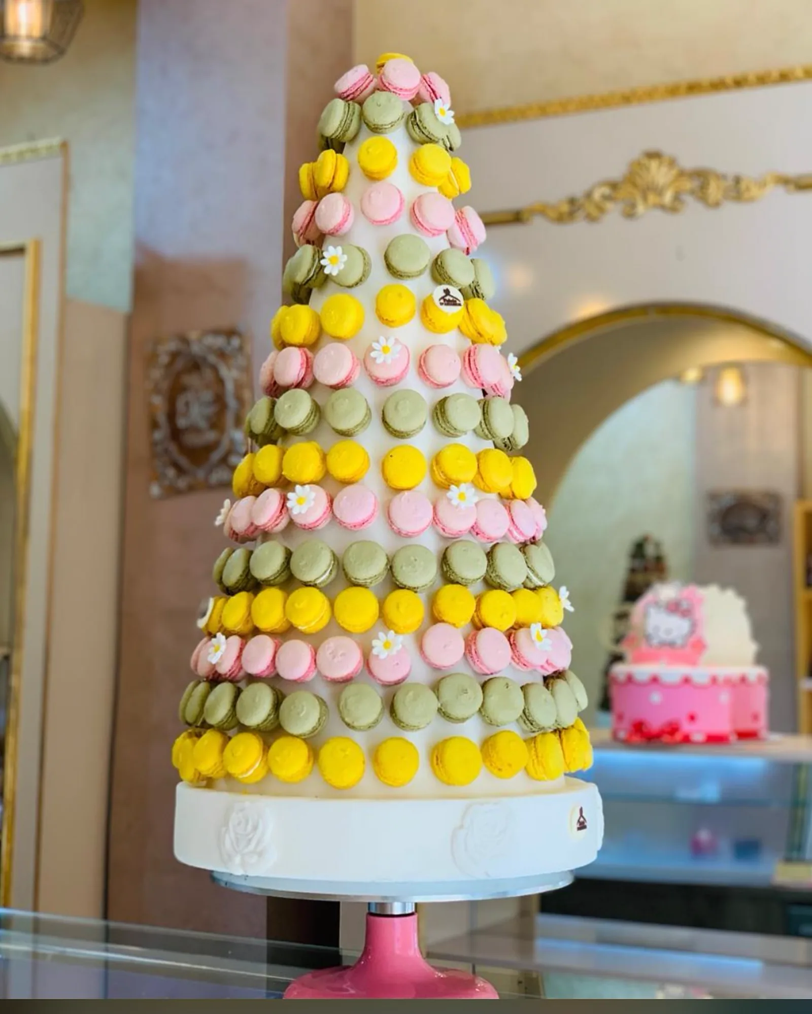 Tour de macarons montée en boutique